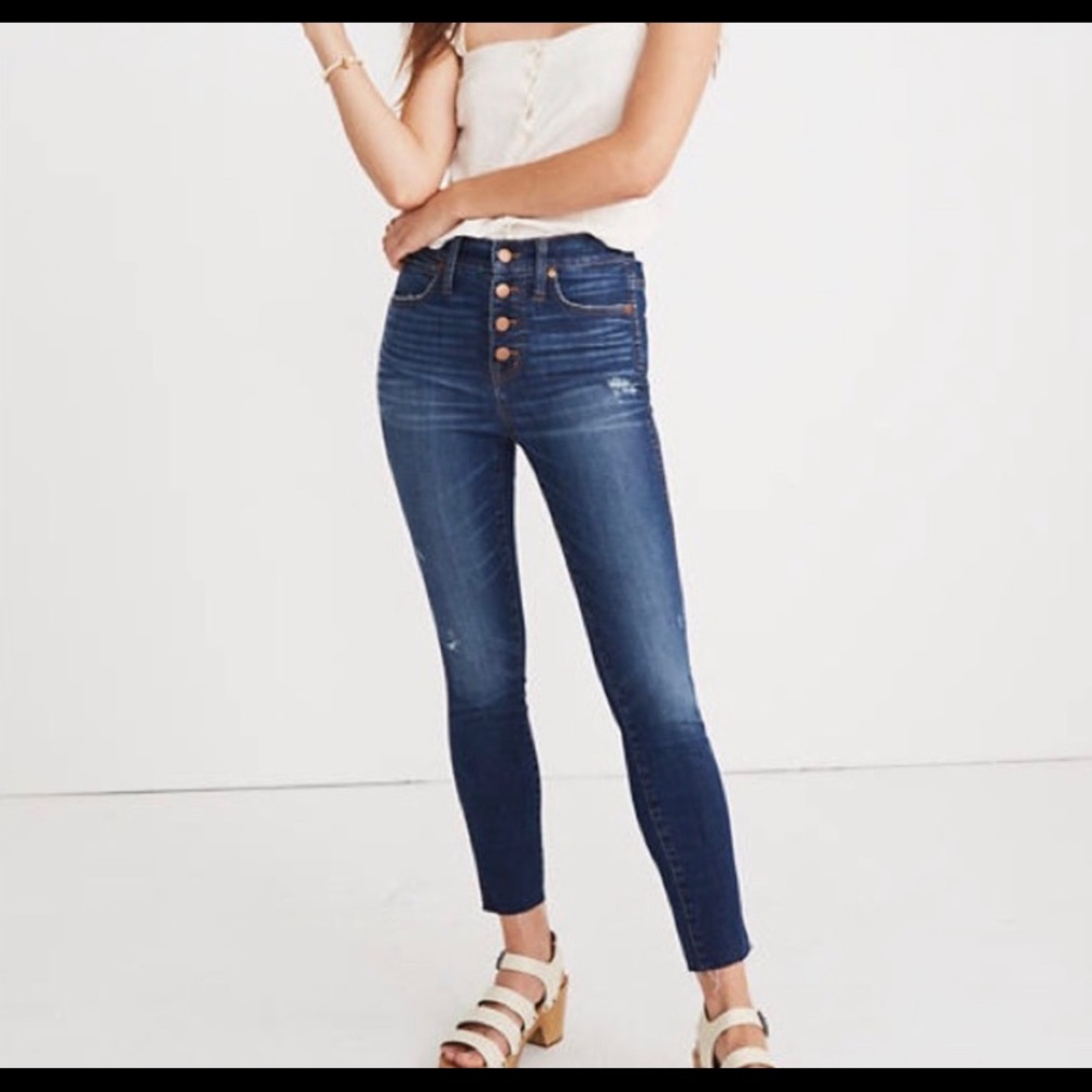 Madewell High Rise Skinny Jeans